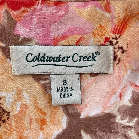Coldwater Creek  jacket in a cotton blend, floral print - Picture 12 of 14
